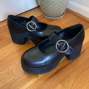 Chunky Platform Mary Janes